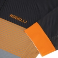 Koszulka rowerowa Rogelli Boost szaro-pomarańczowa - M