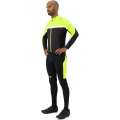 Koszulka rowerowa z długim rękawem Rogelli Course czarno-żółta - 4XL