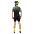 Koszulka rowerowa Rogelli Spike szaro-żółta