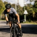 Koszulka rowerowa Rogelli Spike szaro-żółta
