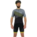 Koszulka rowerowa Rogelli Spike szaro-żółta