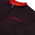 Koszulka rowerowa Rogelli Weave czarno-czerwona