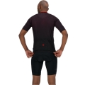 Koszulka rowerowa Rogelli Weave czarno-czerwona - XL