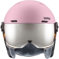 Kask narciarski Uvex Rocket Jr Visor różowy