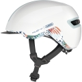 Kask rowerowy Abus HUD-Y flower white