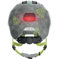 Kask rowerowy Abus Smiley 3.0 LED szary