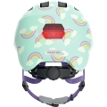 Kask rowerowy Abus Smiley 3.0 LED zielony