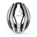 Kask rowerowy MET Trenta 3K Carbon MIPS biało-srebrny