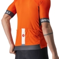 Koszulka rowerowa Castelli Entrata VI pomarańczowa