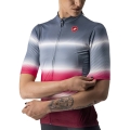 Koszulka rowerowa damska Castelli Dolce szaro-bordowa