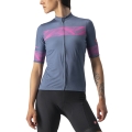 Koszulka rowerowa damska Castelli Fenice granatowa - XS