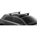 Bagażnik dachowy Thule WingBar EVO TOYOTA Avensis 5-dr Kombi 09-18 fabryczne punkty czarny