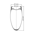 Koło przednie DT Swiss ARC 1100 Dicut 62 DB