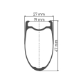 Koło przednie DT Swiss HEC 1400 Spline 47 DB