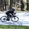 Kurtka rowerowa Rogelli Hi Vis czarna