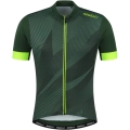 Koszulka rowerowa Rogelli Dusk zielona - XXL