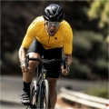 Koszulka rowerowa Rogelli Distance żółta