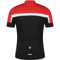 Koszulka rowerowa Rogelli Course czarno-czerwona