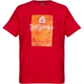 Koszulka SixSixOne 661 Script czerwona - XL