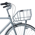 Koszyk na rower Basil Portland srebrny