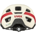 Kask rowerowy Uvex Access beżowo-czerwony