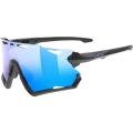 Okulary rowerowe Uvex Sportstyle 228 czarno-niebieskie