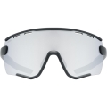Okulary rowerowe Uvex Sportstyle 236 Set czarno-szare