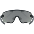 Okulary rowerowe Uvex Sportstyle 236 Set czarno-szare