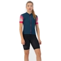 Koszulka rowerowa damska Rogelli Waves granatowa - XS