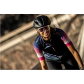 Koszulka rowerowa damska Rogelli Waves granatowa