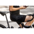 Spodenki rowerowe damskie z szelkami Rogelli Essential II czarne