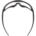 Okulary rowerowe Uvex Sportstyle 231 V Set czarno-czerwone