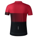 Koszulka rowerowa Shimano Team czerwono-czarna