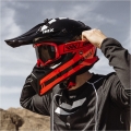 Kask cross IMX FMX-02 czarno-czerwony