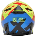 Kask cross IMX FMX-02 żółto-niebieski