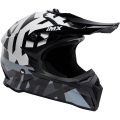Kask cross IMX FMX-02 biało-szary