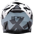 Kask cross IMX FMX-02 biało-szary