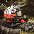 Kask cross IMX FMX-02 biało-czerwony
