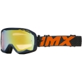 Gogle IMX Endurance Flip granatowo-pomarańczowe szyba iridium gold