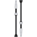 Zestaw wentyli tubeless Lezyne CNC srebrny