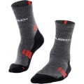 Skarpetki Brubeck Trekking Light grafitowo-czerwone - 42-44