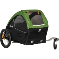 Przyczepka dla psa Burley Tail Wagon zielono-czarna