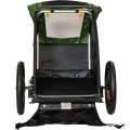 Przyczepka dla psa Burley Tail Wagon zielono-czarna