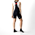 Spodenki rowerowe damskie z szelkami Castelli Prima czarne - XL