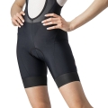 Spodenki rowerowe damskie z szelkami Castelli Prima czarne - XL