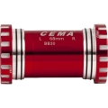 Suport rowerowy CEMA BB30 Interlock stal nierdz. Shimano 24 mm czerwony