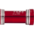 Suport rowerowy CEMA BBright42 Interlock Shimano 24mm stal nierdzewna czerwony