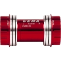 Suport rowerowy CEMA OSBB Interlock ceramiczny Shimano 24mm czerwony