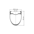 Koło tylne DT Swiss ERC 1400 Dicut DB 28