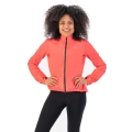 Kurtka rowerowa damska Rogelli Core Rain koralowa - L